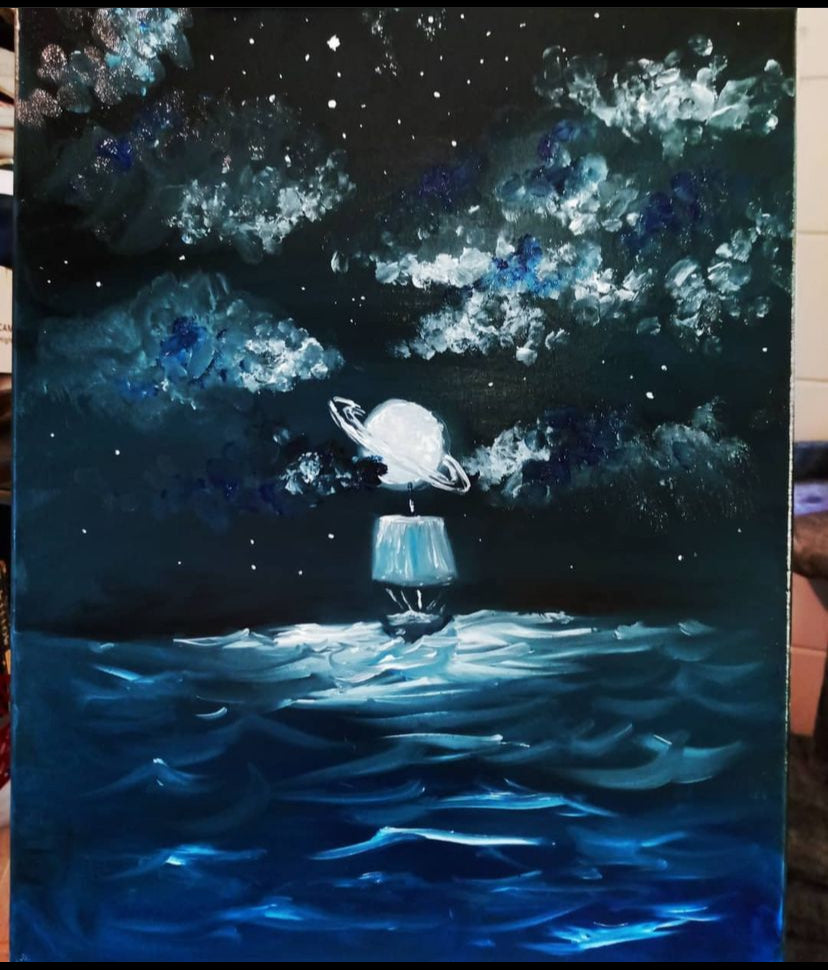 A Pthalo Blue Sea