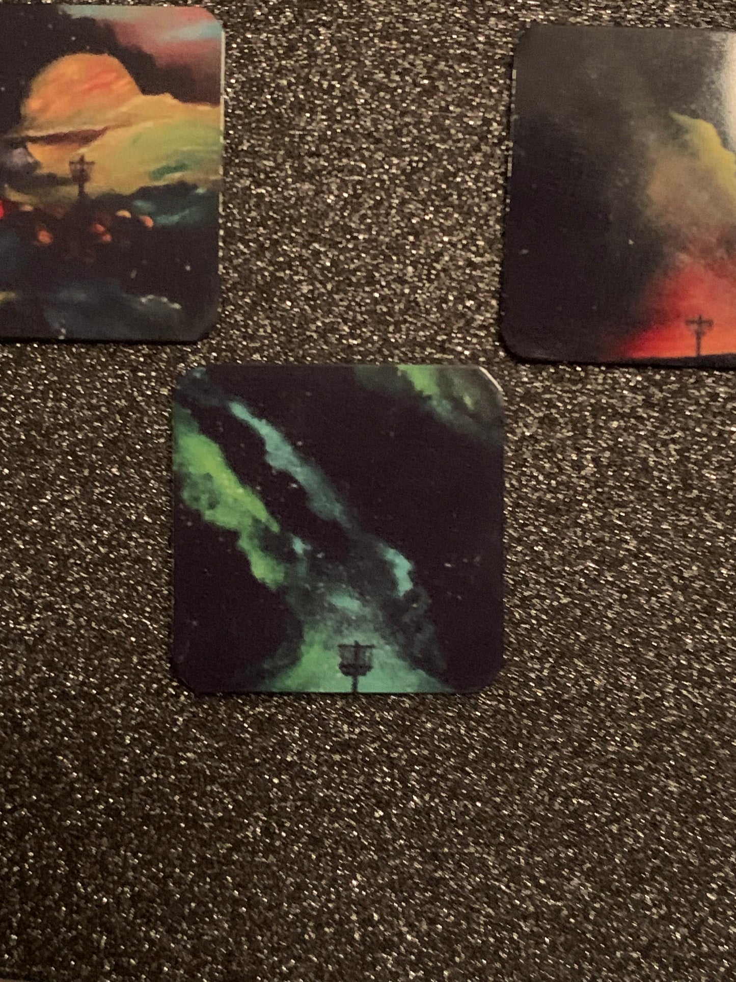 Green Horizon Discgolf Painting