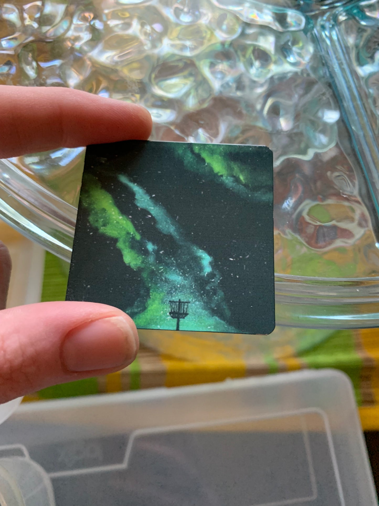 Green Horizon Discgolf Painting
