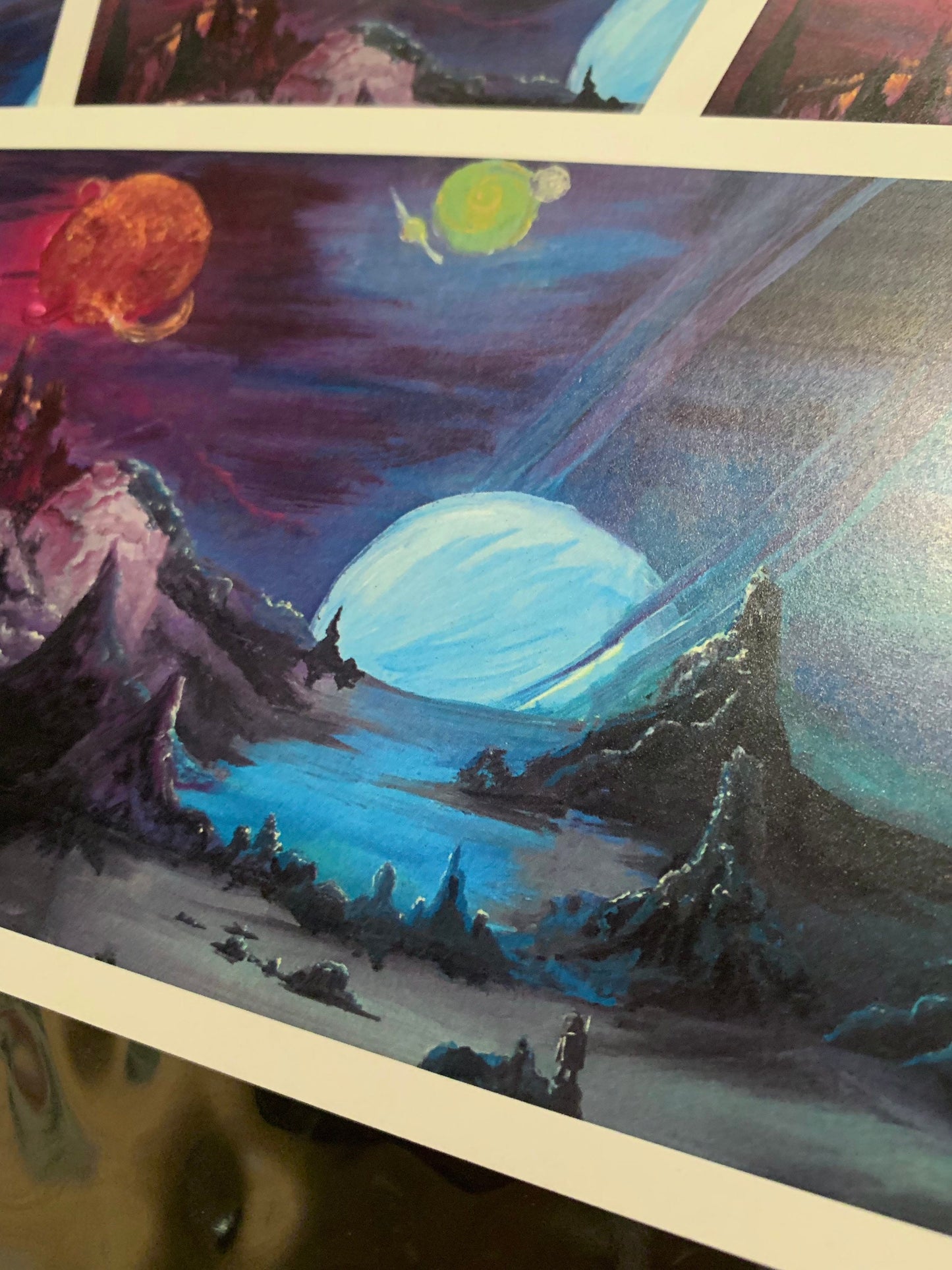Tiny Astronaut Explores Planet A-Q244