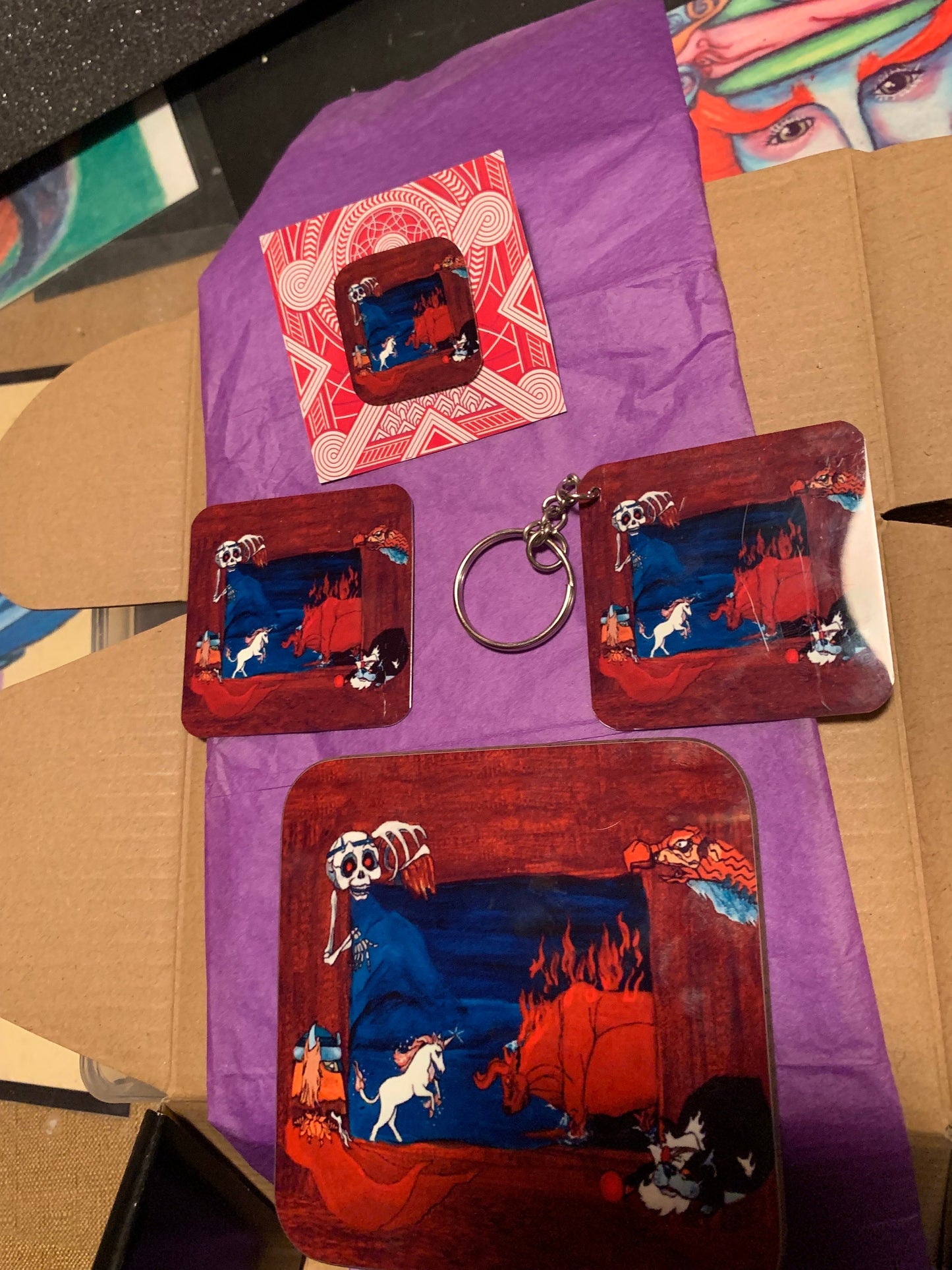 Last Unicorn Fights the Bull with Villian Frame