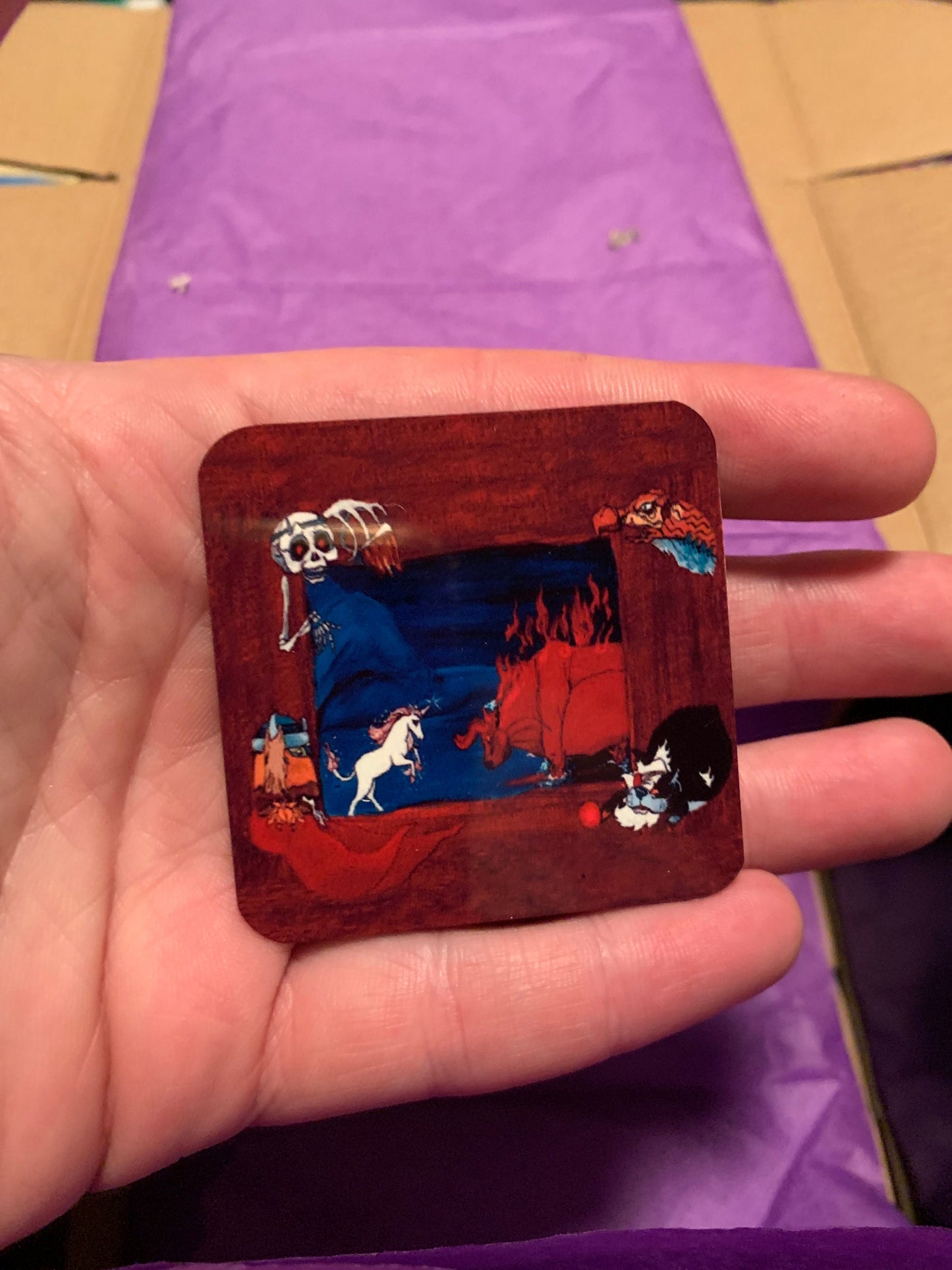 Last Unicorn Fights the Bull with Villian Frame