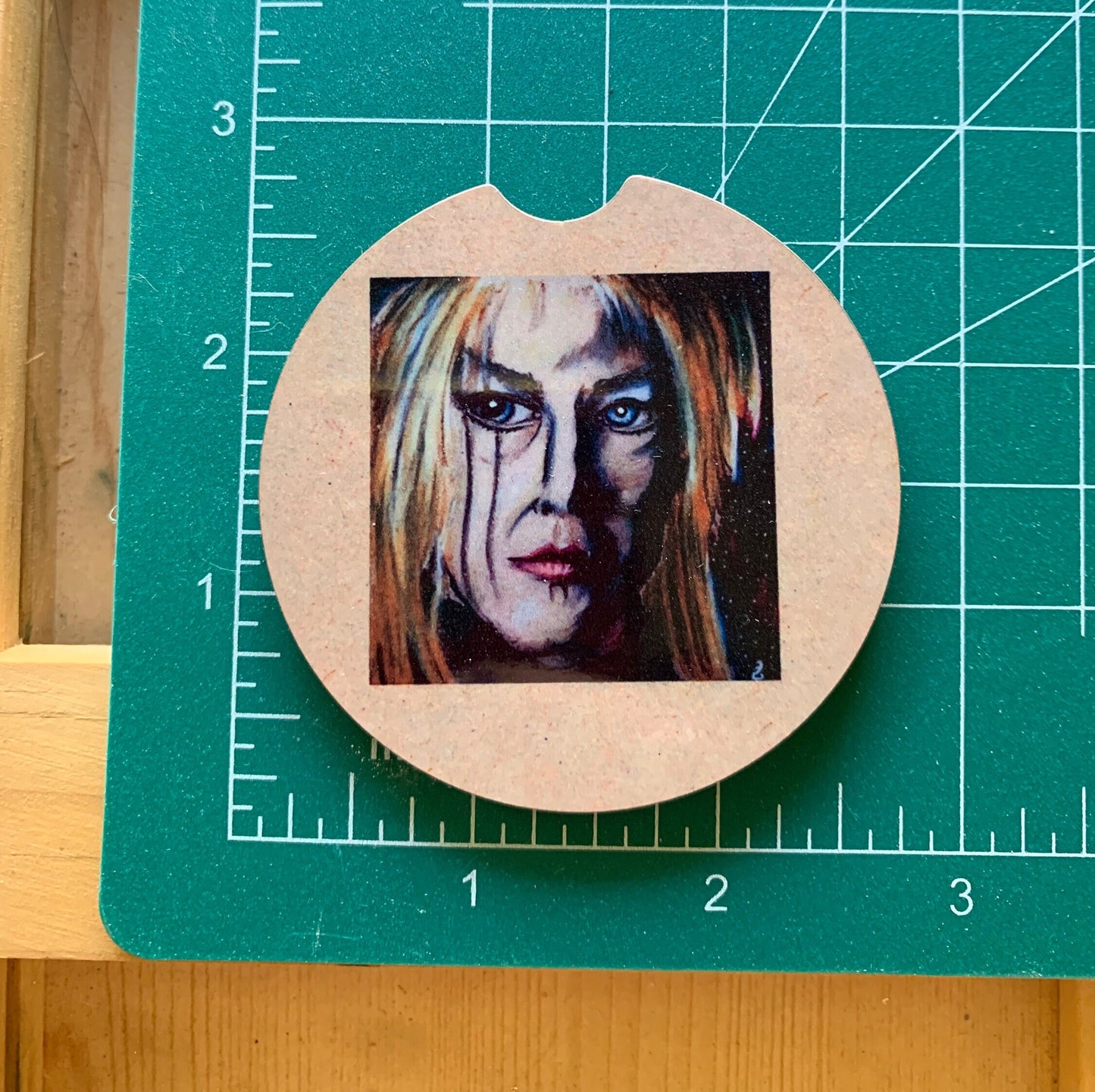 Labyrinth Jareth Goblin King David Bowie Sublimated Car Coaster