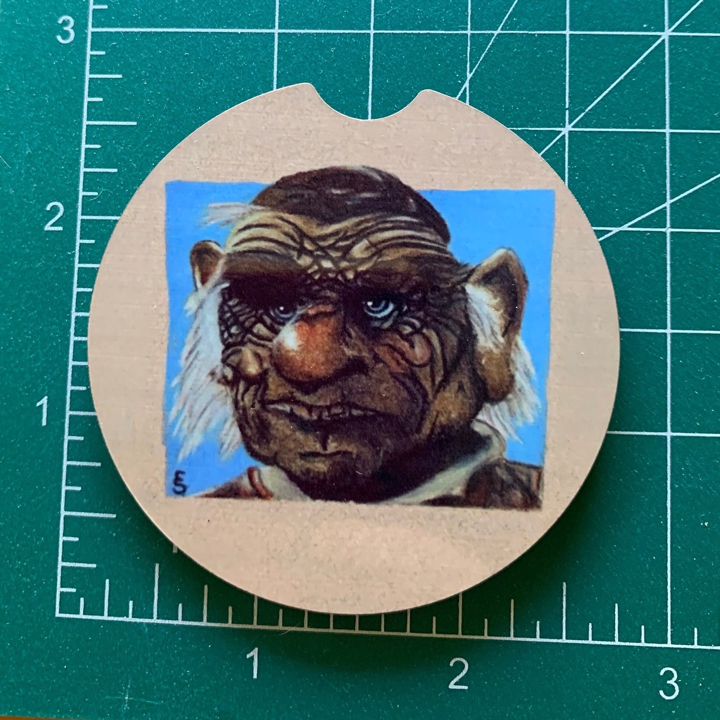 Labyrinth Hoggle Labyrinth Sublimated Car Coaster