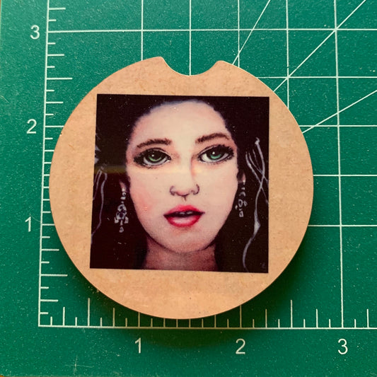 Labyrinth Sarah Jennifer Connelly Sublimated Car Coaster