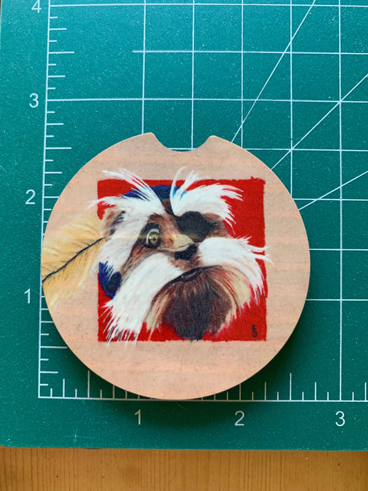 Labyrinth Sir Didymus Sublimated Car Coaster